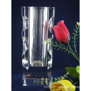 2014 New Design Clear Crystal Vase, Glass Vase (KS15043)
